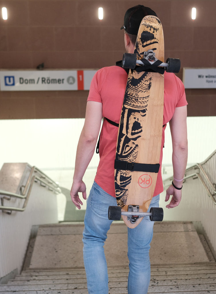 Ähnlich wie Snowboardtasche Rucksack, Longboard backpack hook,  Longboard backpack holder,  mountainboard backpack straps, 