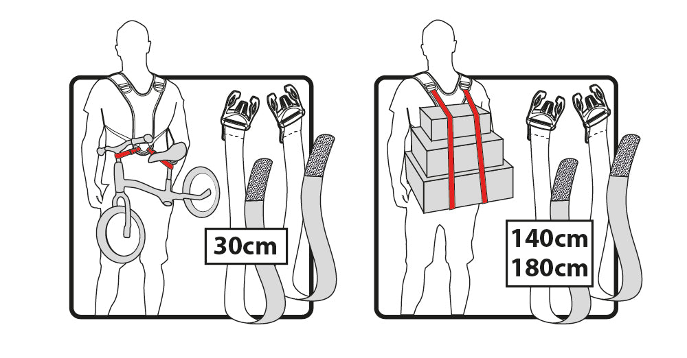 zubehör: gurtband 30cm (2-teilig)